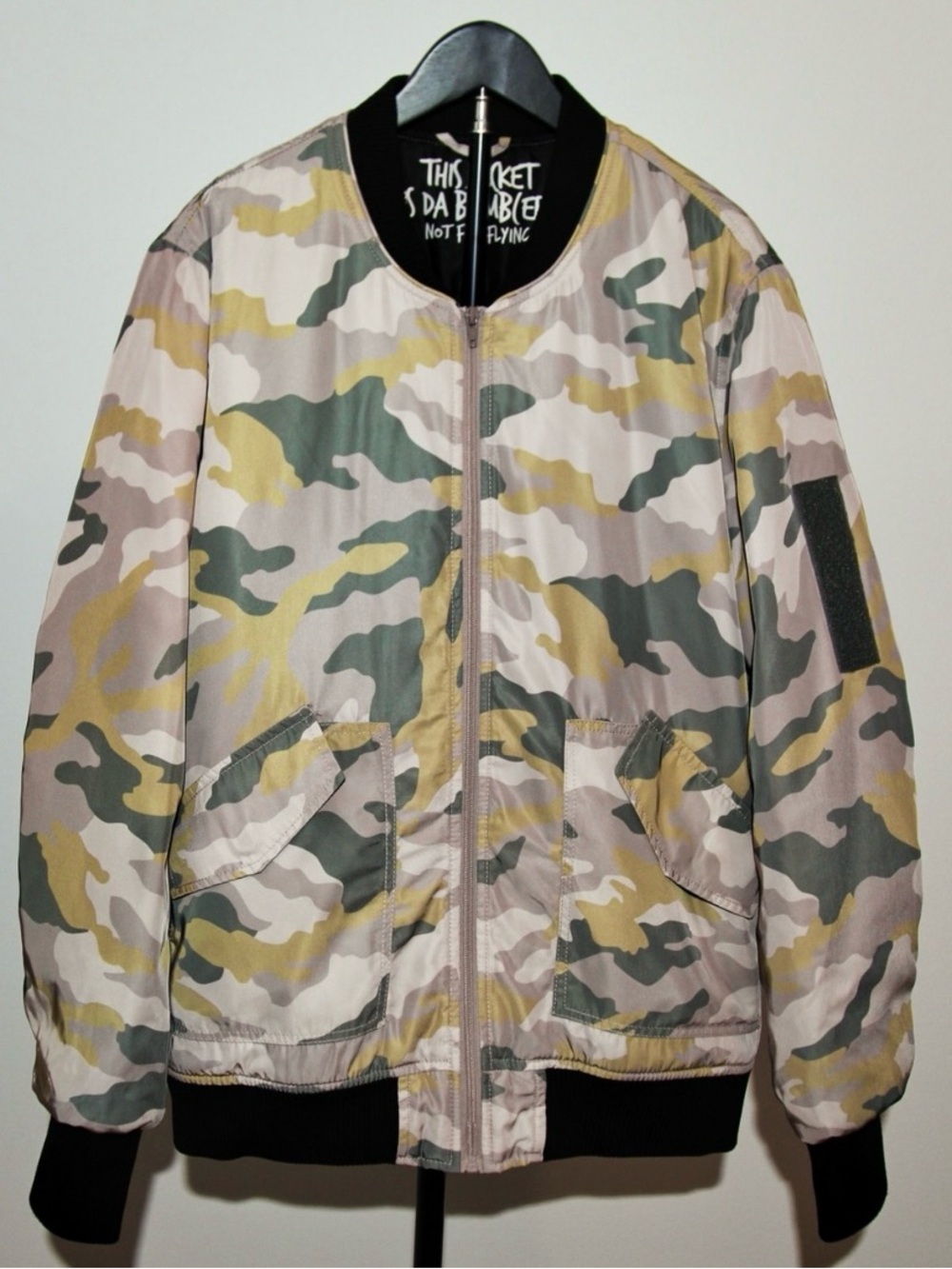 Camouflage Bomber Jacket